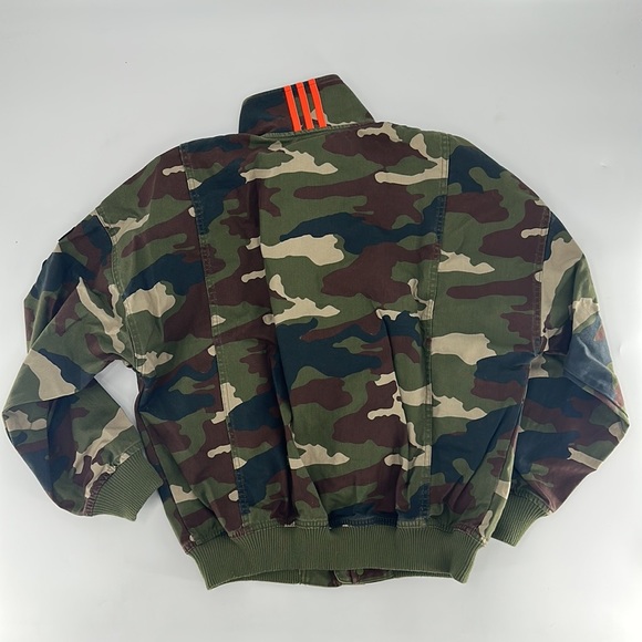 Adidas Ivy Park Unisex Green Long Sleeve High Neck Canvas Jacket S - Picture 3 of 16